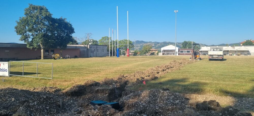 Nuovo impianto di irrigazione per il campo da Rugby di Gubbio